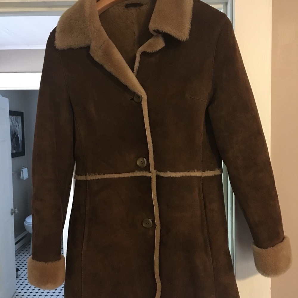 Aston 100 percent merino shearling coat
